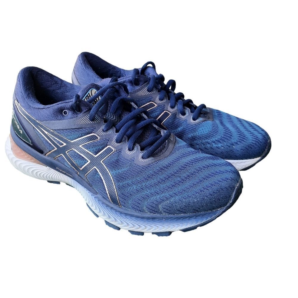 ASICS GEL-Nimbus 22 Women Gray Floss/Peacoat 8.5
